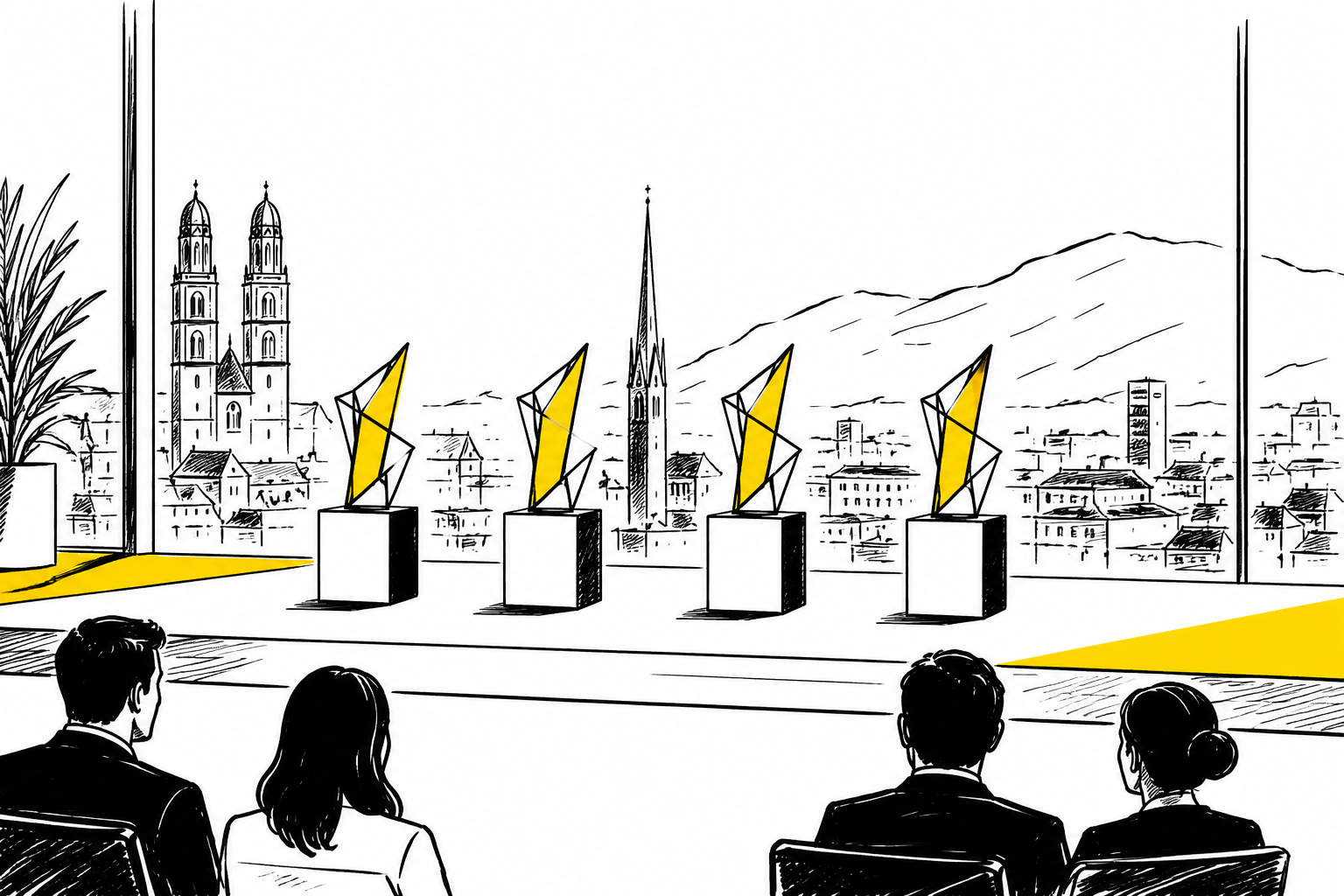 Who are the top 4 Swiss fintechs at the Swiss FinTech Awards 2026?